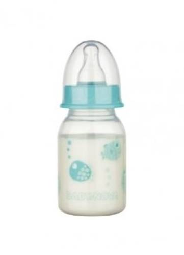 Biberon PP cu tetita rotunda si decor cu animalute 46010, 120ml, Baby Nova