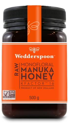 Miere de Manuka KFactor 16 Raw, 500g, Wedderspoon