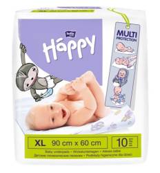 Aleze igienice absorbante Happy 90x60cm, 10 bucati, Bella Baby