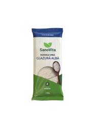 Rondele din orez expandat cu glazura alba, 66g, SanoVita
