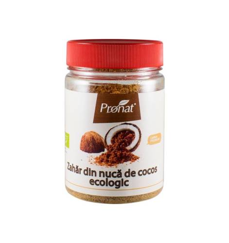 Zahar din flori de cocos Bio, 150g, Pronat