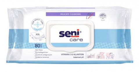 Servetele umede XXL 20x30cm, 80 bucati, Seni