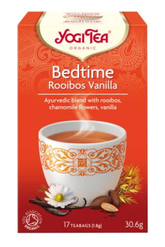 Ceai de seara cu Rooibos si vanilie, 17 plicuri, Yogi Tea
