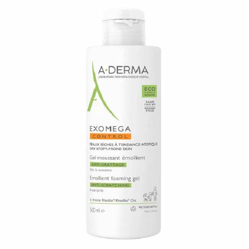 Ducray A-Derma Exomega Control gel spumant emolient 500 ml