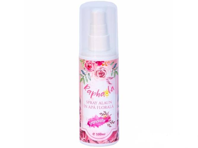 Spray alaun in apa florala de trandafir, 100ml, Steaua Divina