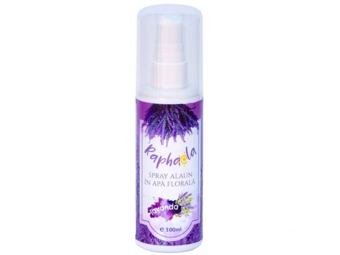 Spray alaun in apa florala de lavanda, 100ml, Steaua Divina