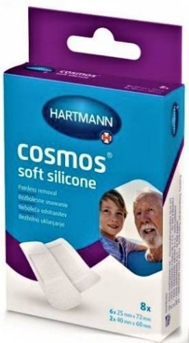 hartmann cosmos soft silicone plasturi ctx8 buc
