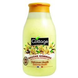 Gel de dus scrub cu aroma de vanilie, 270ml, Cottage