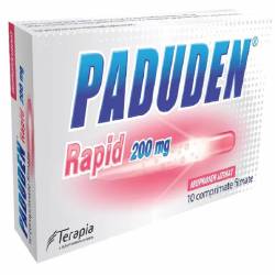 Paduden Rapid 200mg 10 comprimate Terapia