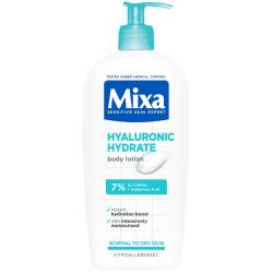 Lotiune de corp intens hidratanta pentru piele normala spre uscata Hyaluronic Hydrate, 400ml, Mixa