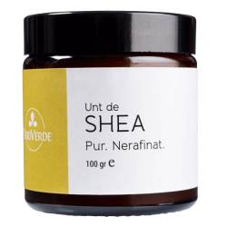 Unt de shea nerafinat organic, 100g, Trio Verde