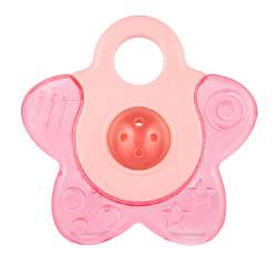 Jucarie de dentitie roz cu apa Star, 1 bucata, Canpol babies