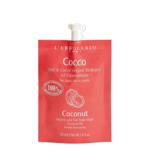 L'Erbolario Ulei pentru corp & fata & par Coconut, 50ml