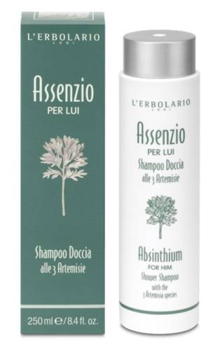L'Erbolario Sampon si gel de dus pentru el Absinthium, 250ml