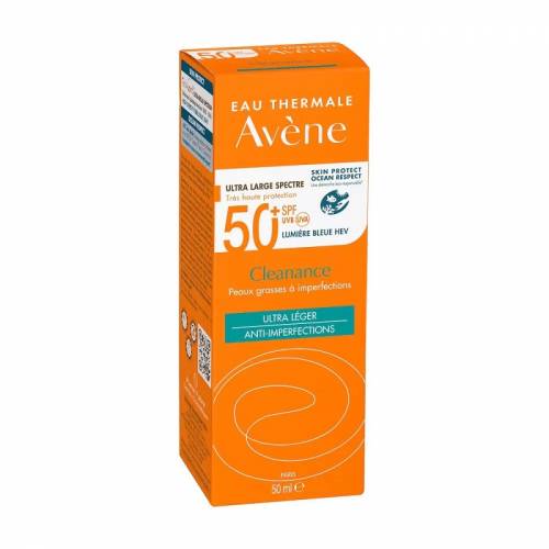 Avene Cleanance SPF 50+ TRIASORB- Lotiune cu protectie solara , pentru ten acneic, 50 ml