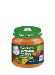 Mar cu piersica si caisa +4 luni, 125g, Gerber