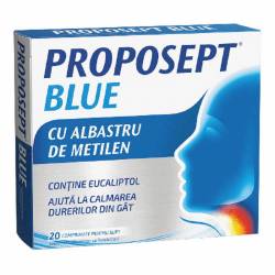 Proposept Blue- cu albastru de metilen, 20 comprimate