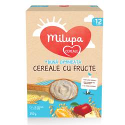Cereale cu fructe Buna Dimineata, +12 luni, 250g, Milupa