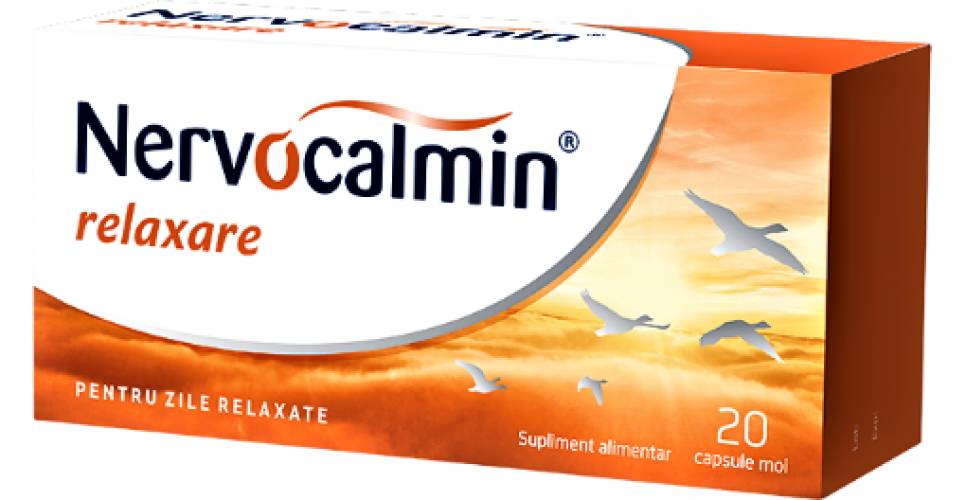 Nervocalmin Relaxare - 20 capsule moi Biofarm