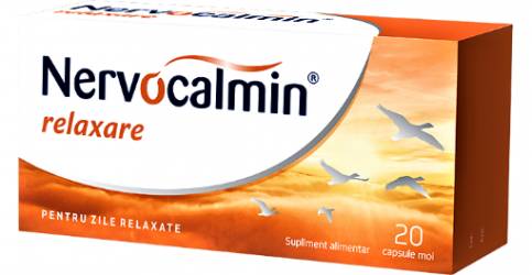 Nervocalmin Relaxare - 20 capsule moi Biofarm