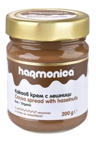 Crema de cacao cu alune, 250g, Harmonica