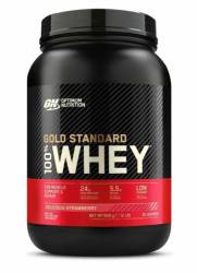 Proteine din zer Gold Standard 100% Whey Capsuni, 908g, Optimum Nutrition