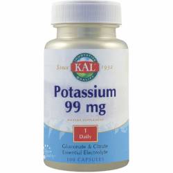 Potasiu 99 mg Kal, 100 capsule