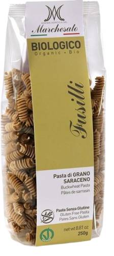 Fusilli din hrisca fara gluten Bio, 250g, Marchesato