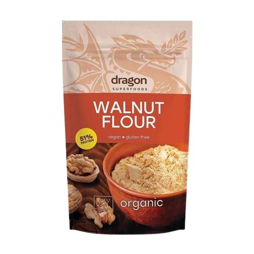 Faina de nuci fara gluten bio, 200g, Dragon Superfoods