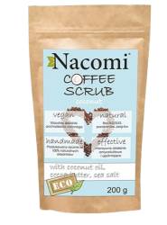 Scrub de corp cu aroma de cafea si cocos, 200g, Nacomi