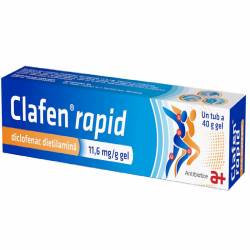 Clafen Rapid 11,6 mg/g gel 40 g Antibiotice SA