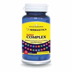 Herbagetica Super Complex, 30 capsule