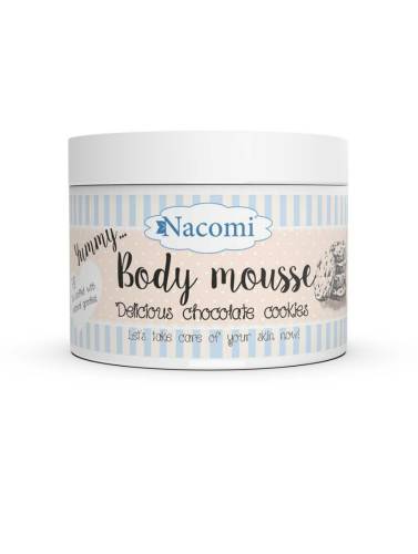 Spuma de corp cu aroma de prajitura delicioasa de ciocolata, 150g, Nacomi