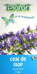 Ceai herba de isop, 50g, Plafar
