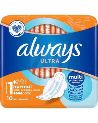 Absorbante Ultra Normal, 10 bucati, Always