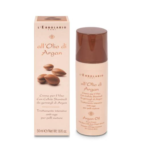 L'Erbolario Crema faciala cu celule stem si ulei de argan, 50ml