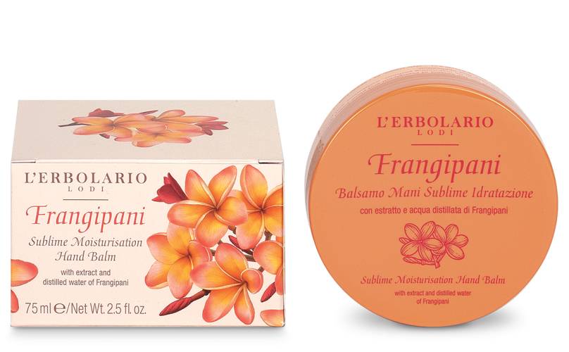 L'Erbolario Balsam de maini Frangipani, 75ml