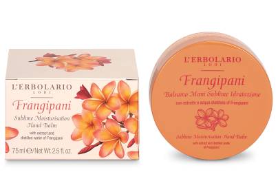 L'Erbolario Balsam de maini Frangipani, 75ml