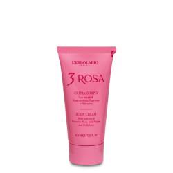 L'Erbolario Crema de corp Mini 3 Rosa, 30ml