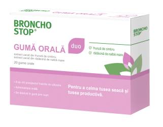 Guma orala, 20 bucati, Bronchostop