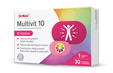 Dr. Max Multivit 10, 30 comprimate filmate