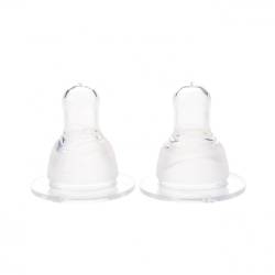Set tetine din silicon super fin 3 luni+ Baby, 2 bucati, Minut