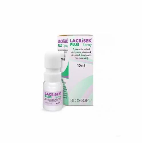 Lacrisek plus spray ocular, 10 mL