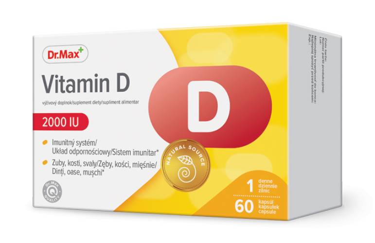 Dr. Max Vitamina D 2000UI, 60 capsule moi