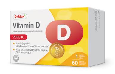 Dr. Max Vitamina D 2000UI, 60 capsule moi