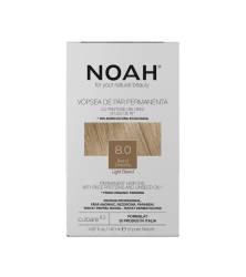 Vopsea de par naturala Blond deschis (8.0), 140ml, Noah