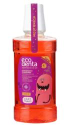 Apa de gura pentru curatarea cavitatii orale cu gust de capsuni pentru copii, 250ml, Ecodenta