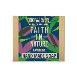 Sapun natural solid cu lavanda, 100g, Faith in Nature