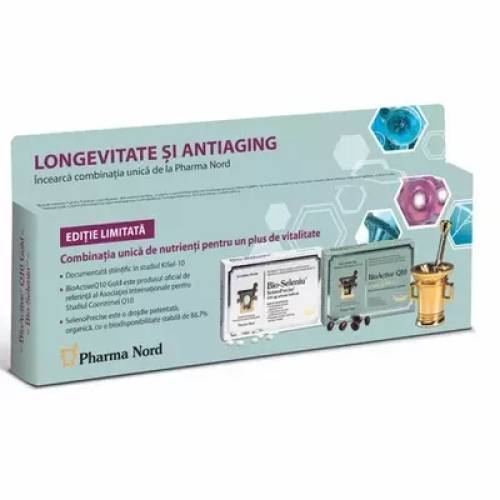 Pachet Bio-Seleniu 30 tablete + Bio-Active Q10 30 capsule, Pharma Nord