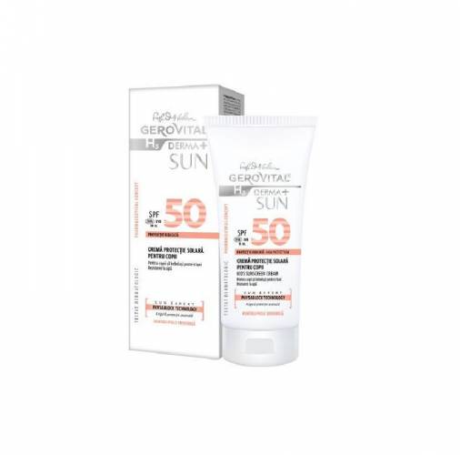 Gerovital H3 Derma+ Sun Crema protectie solara copii SPF 50 100 ml